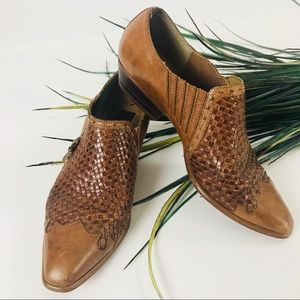 Vintage town leather loafers